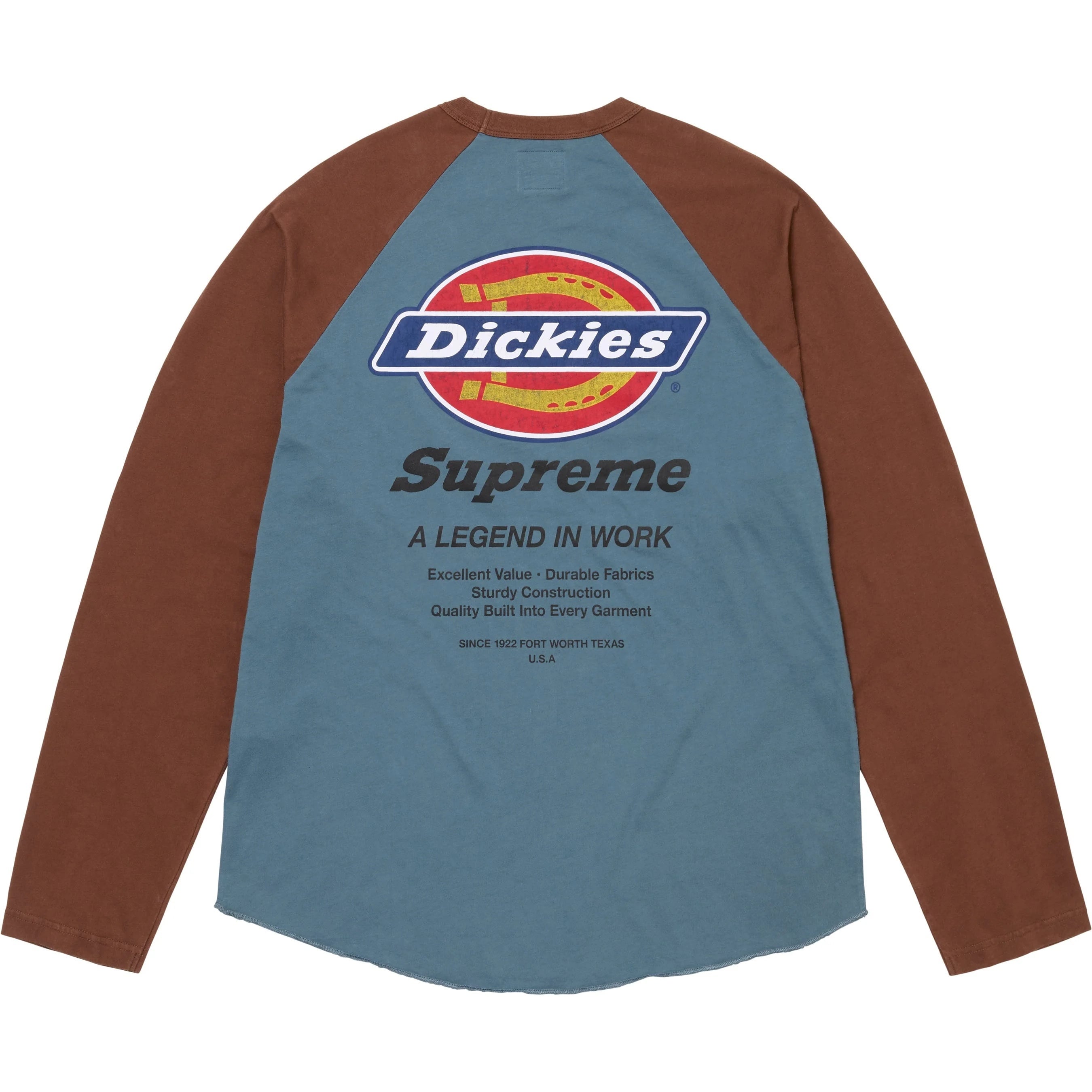 Supreme®/Dickies® Raglan L/S Top view 3